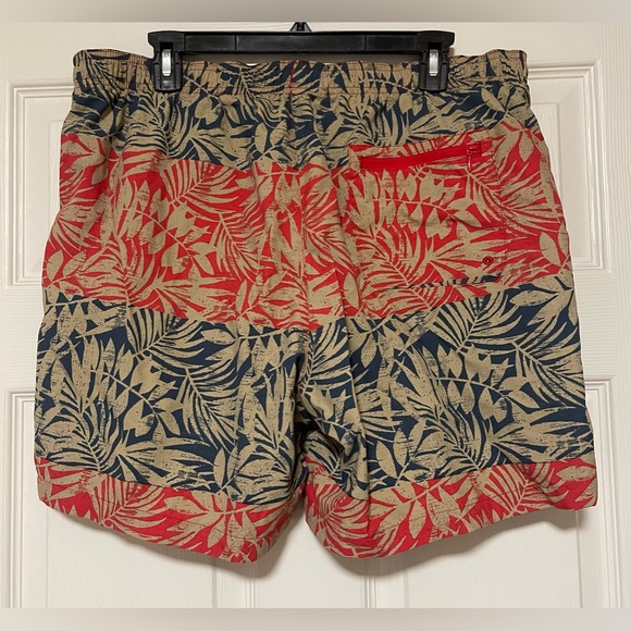 Columbia Men's All Over Jungle Colorblock Print Fast Drying 
Swim Trunks Size L - Picture 5 of 12